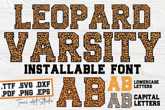 Ab Leopard Varsity: Elevating Design with Bold Typography