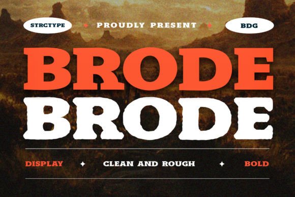 Brode: Bold Slab Serif for Impactful Design