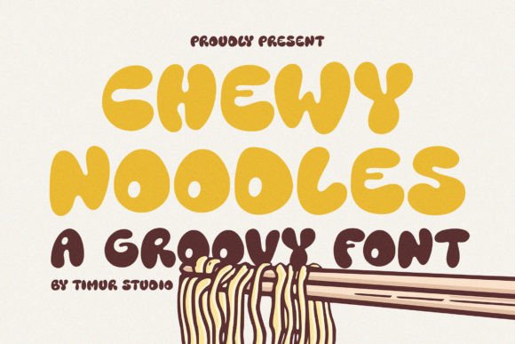 Chewy Noodles: Bringing Retro Energy to Modern Design Projects