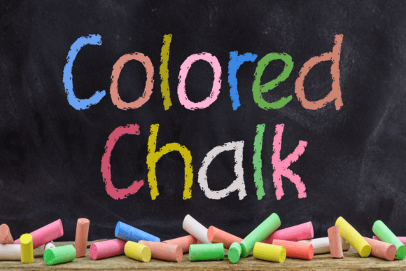 Colored Chalk: Mastering the Art of Nostalgic Typography