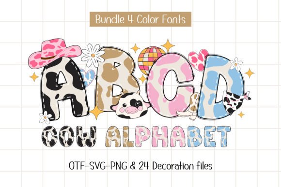 Cow Alphabet: A Rustic Font Bundle for Western-Themed Designs