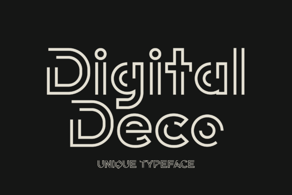 Digital Deco: Bridging Vintage Glamour and Modern Minimalism in Typography