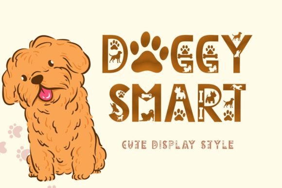 Doggy Smart: A Playful Typography Choice