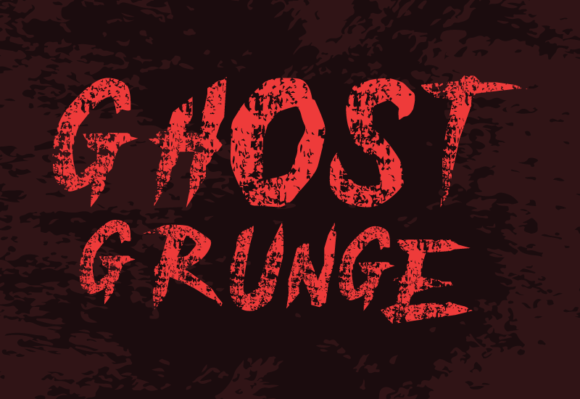 Ghost Grunge: A Horror Font for Designers