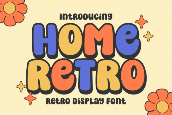Home Retro: Playful Vintage Typography