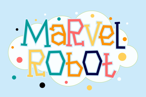 Marvel Robot: A Playful Font for Creative Projects