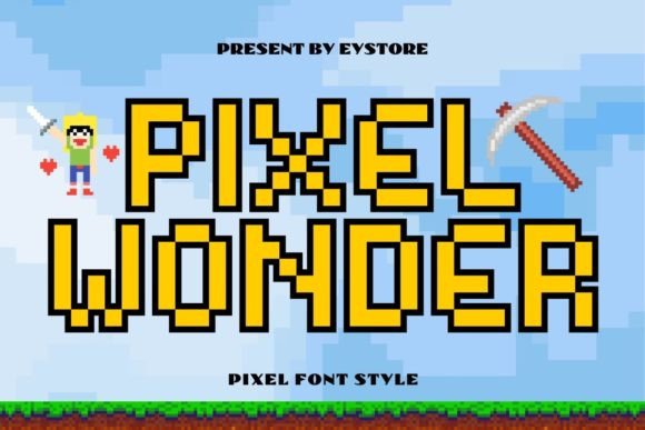 Pixel Wonder: Elevating Digital Design with Energetic Typography