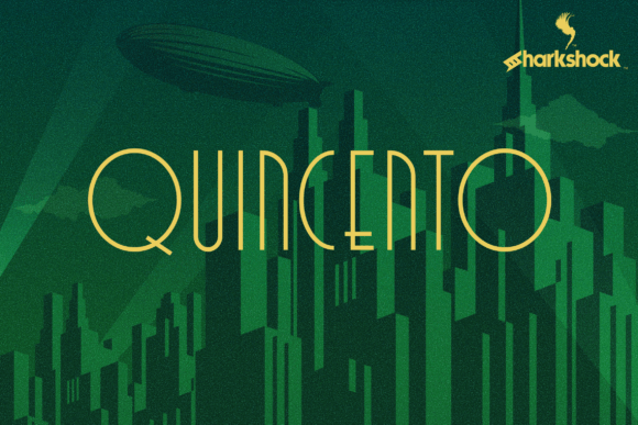 Quincento: Art Deco Font for Modern Design