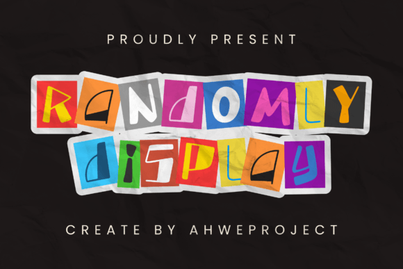 Randomly: A Retro Font for Bold Design