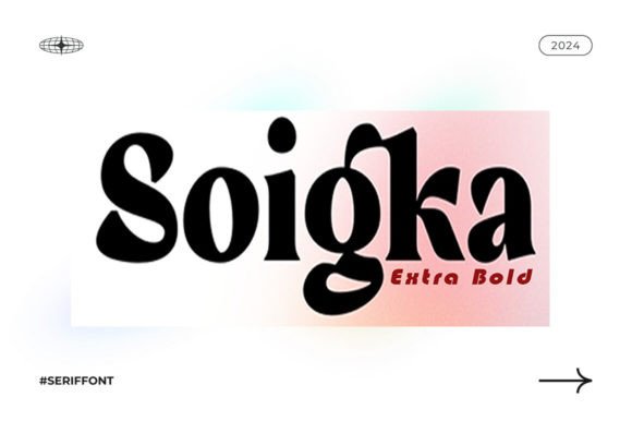 Soigka: A Modern Display Font for Feminine and Editorial Design