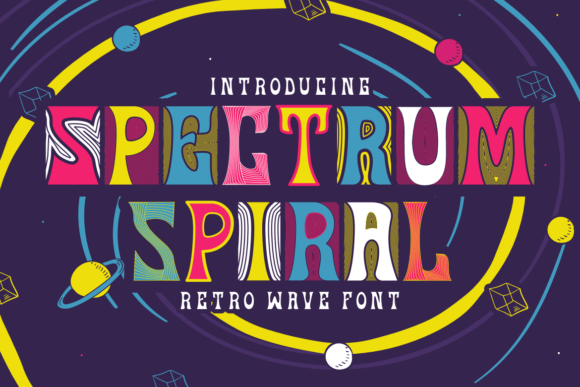 Spectrum Spiral: Bringing Retro Wave Energy to Modern Design