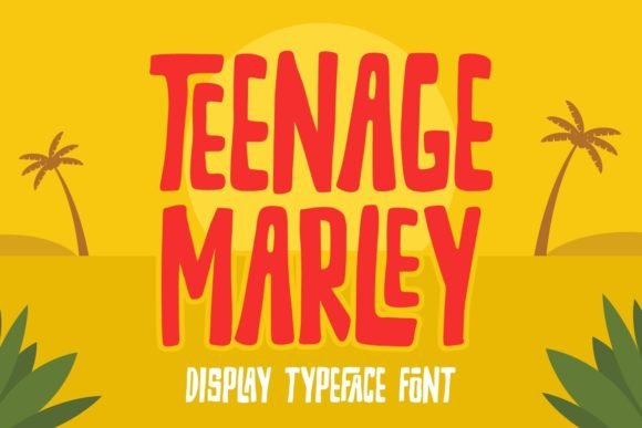 Teenage Marley: A Tropical Display Font