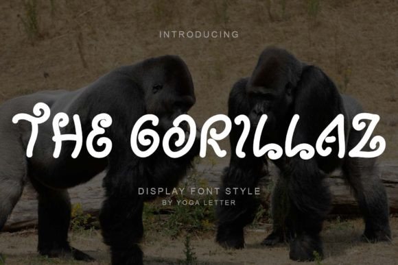 The Gorillaz: A Twisting Display Font for Bold Visual Identity