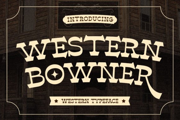 Western Bowner: Strategic Typography for Brand Identity and Visual Impact